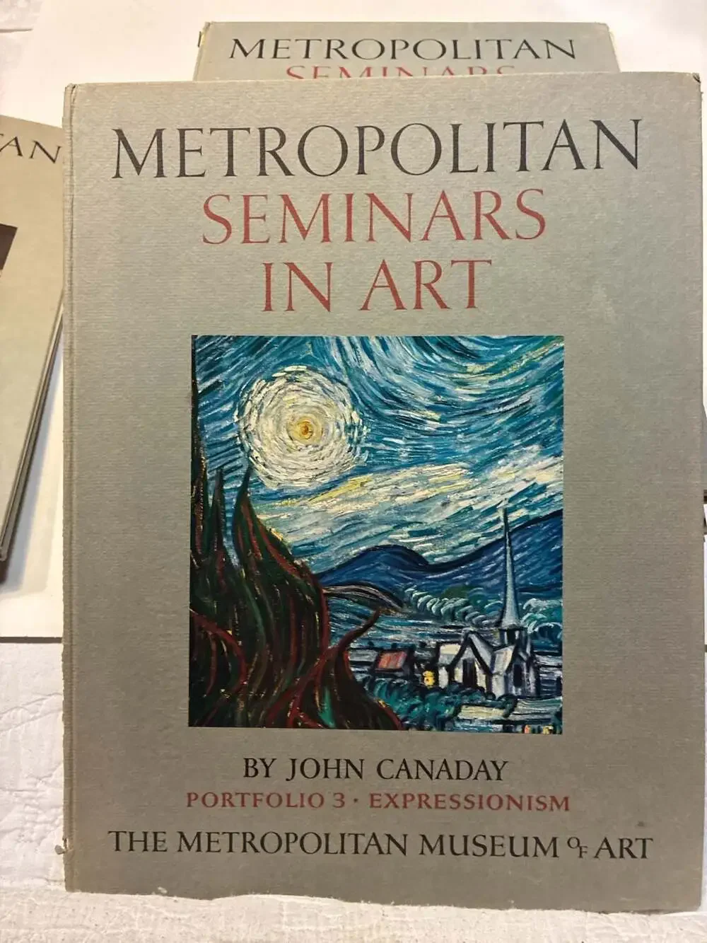 Set of 10 VTG Metropolitan Seminars in Art Portfolios by John Canaday